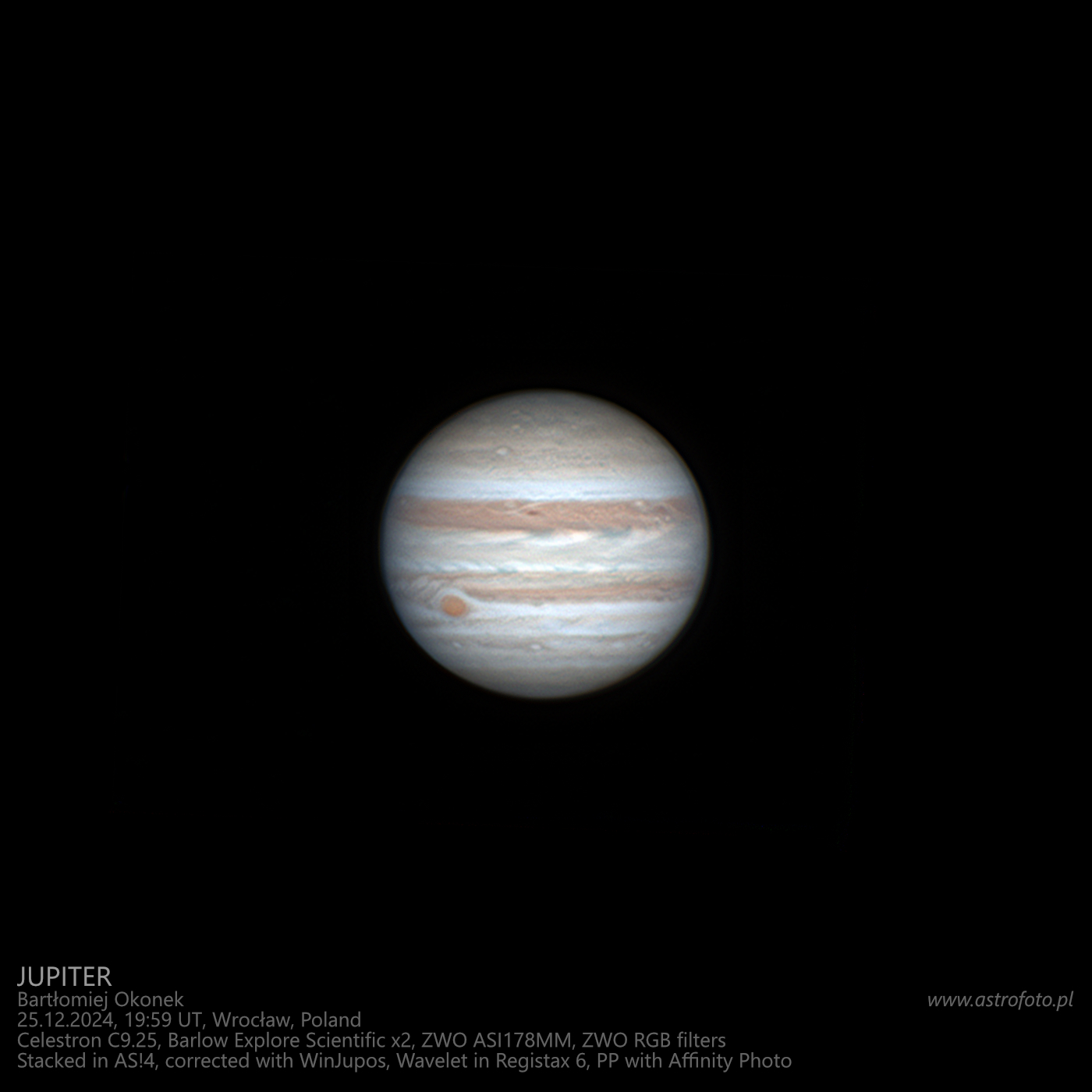 Jupiter with GRS through Celestron C9